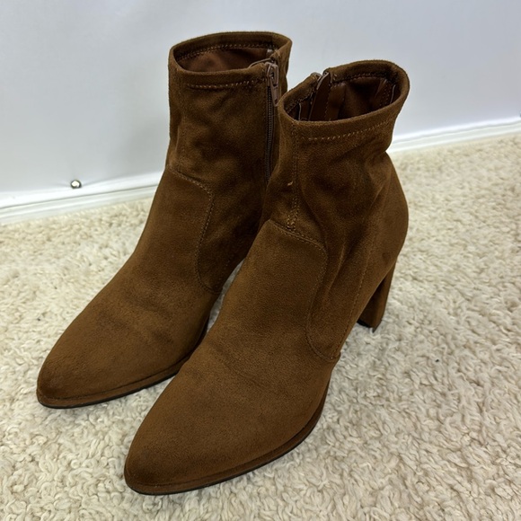 Nine West Ankle Boots Size 8.5‎ Brown Women’s - Picture 2 of 10